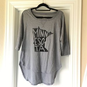 Local Pride MN High Low 3/4 sleeve shirt